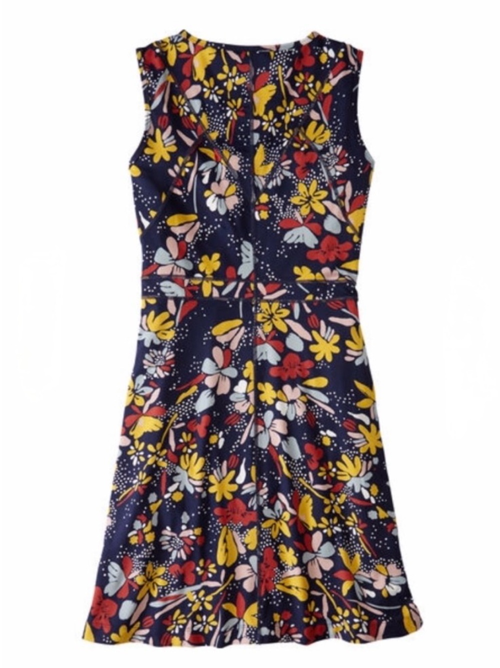 Title Nine Navy Flora Dream Dress